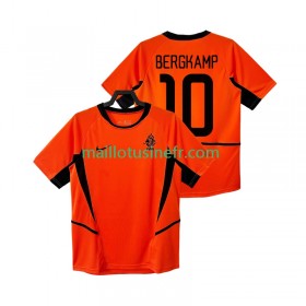 Maillot de Foot Pays-Bas BERGKAMP 10 Domicile Retro 2002